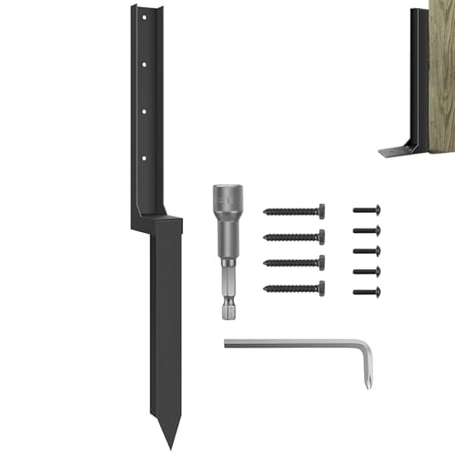 Kit de stabilisation du sol et de la terre pour poteaux de jardin et clôture extérieure