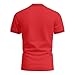 Ymosrh Mens Shirts Casual Stylish | Short Sleeve Solid Color Business Dress Golf Shirts Man Tops Tall Formal Polos Men Slim Fit Apparel Camisetas Polos para Hombre (4XL | Watermelon Red)