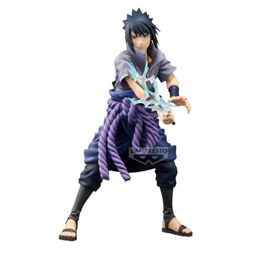 Banpresto Action Figure Sasuke Uchiha Naruto Shippuden - Grandista - Special Edition 24 cm - Multicolore - BP29217P - Figura da collezione - Ideale per i fan dell'anime