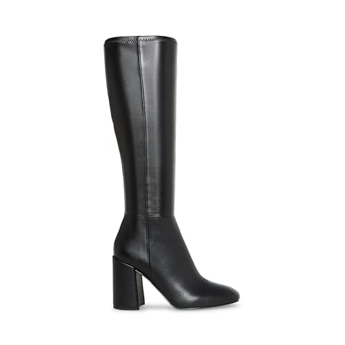 Steve Madden Women's Lizah Knee High Boot, Black, 9