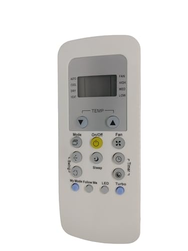 Image of Compatible with Carrier Ac Remote | Model -Rg56N /Bgef | Suitable for 1 | 1.2 | 1.3 | 1.5 | 1.8 | 2 | 2.2 | 2.5 | 3 Ton Split and Window Air Conditioner | Match Exactly with Old Model