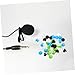 Abaodam 50pcs Reusable Audio Port Dust Caps Flexible Silicone Plugs for Headphone Jack Microphone and USB Reliable Dust Protection for Electronic Devices Transparent