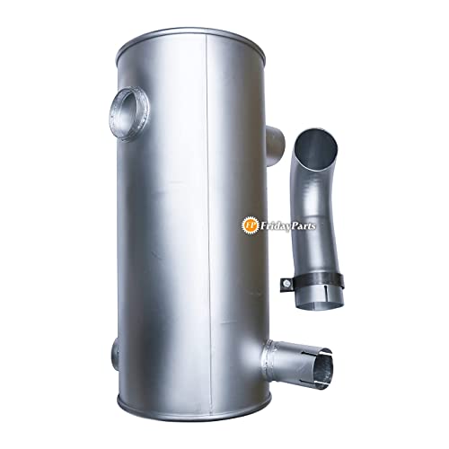 Silenciador de escape 266-6252 compatible con excavadora CAT 320C 3066