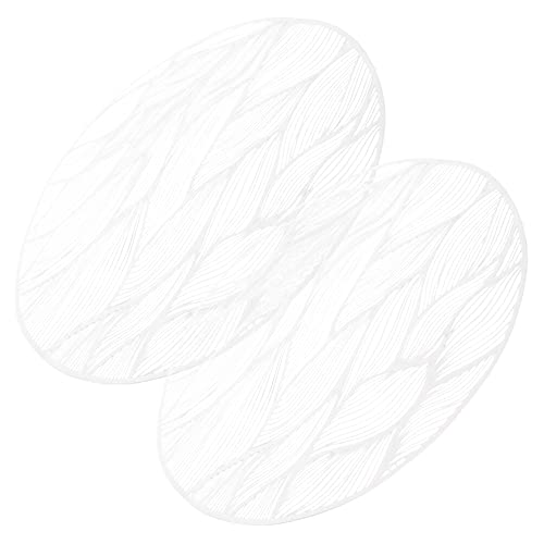 HEALLILY 2pcs Non- PVC Wear-Resistant Insulated Cup Mats for Household Use Table Protectors Elegant Dining Table Accessories for Indoor and Outdoor Settings