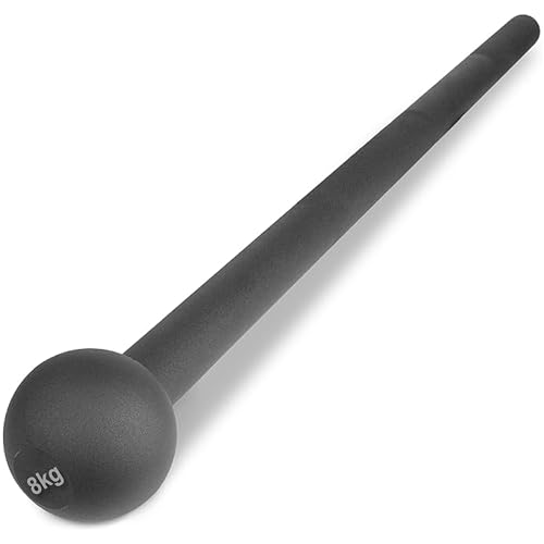 Image of B Fit Steel Sledge Hammer /ClubBells /MaceBell for Strength Training, Support Full Body, Muscles, Shoulder, Grips & Forearms Workouts, Stretching (MacBell, 8 Kg)