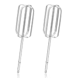 2 Stück Aufsätze Schläger für Handmixer, Edelstahl Hand Mixer Beaters Attachments Elektromixer Teile für Handmixer 62682RZ 62692 62695V 64699