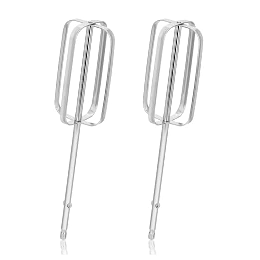 2-Pack Stainless Steel Hand Mixer Beaters (4 Sticks)