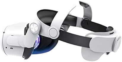 Elite Strap for Oculus 2 Accessories, Adjustable and Lightweight Head Strap for Enhanced Support & Balance Weight in VR