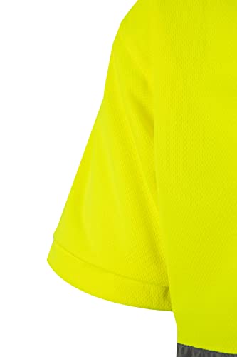Miniatura 5 de Velilla 173, Polo Bicolor Manga Corta Av, Color Gris Y Amarillo Flúor, Talla M