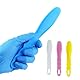 6-teiliges Labor-Rührschüssel-Set, Gummi-Rührschüsseln, Kunststoff-Rührschüsseln, Gesichtsmaske, kleine Abdruckspatel, Abdruckmaterial, Schüsseln, flexibel, gerade, Spatel für Alginatputz