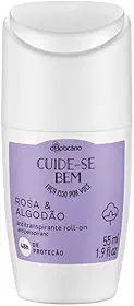 O BOTICARIO CUIDE SE BEM ROSA E ALGODÃO DES ROLL ON 55ml