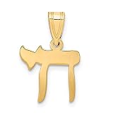 14k Chai Pendant