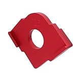 SEWACC r角度ロケータ ルート コーナー ポイント 木工道具 ドア r角テンプレート 丸い弧のテンプレート 面取りテンプレート 木工トリミングツール 角丸ポジショナー アルミニウム合金 赤