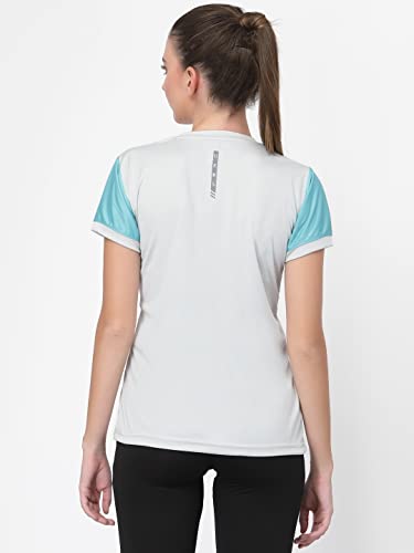 Image of UZARUS Women's Dry Fit Workout Top Sports Gym T-Shirt