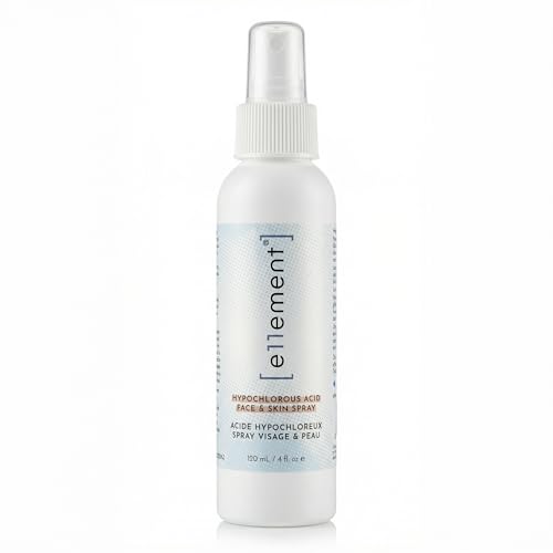 e11ement Hypochlorous Acid Spray for Skin HOCl Facial Mist & Body Spray Skin Cleanser for Face Acne Prone & Sensitive Skin Fragrance Free All Skin Types & All Ages (4 oz)
