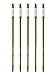 SUS tee Aquameter (Set di 5 Pezzi), Indicatore di irrigazione per Piante, Facile da Usare, Previene l’avvizzimento delle Piante, Non necessita di batterie, 100% Prodotto in Giappone (Grande, Verde)