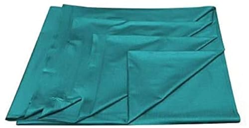Image of Waterproof PVC Plastic Mattress Protector Double Bed Flat Bedsheet with Elastic for Babies Girls & Boys (Green, Size 72x78)