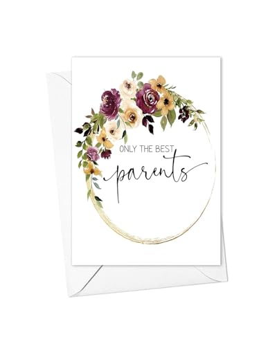 Pregnancy Announcement Card for Parents, Grandparents, Baby Announcement from Duaghter, Grandparents Baby Reveal MARSALA (Parents)