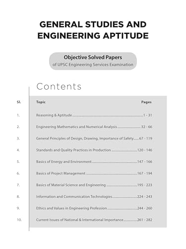 Image of ESE 2026 : Preliminary Exam : General Studies and Engineering Aptitude Last 9 Years PYQs | Topicwise Objective Solved Papers (2017-2025) | GS-Paper : ... Engineering Services Examination | Made Easy