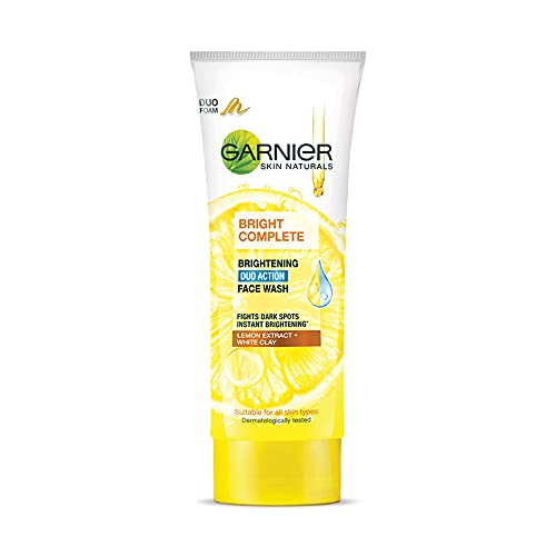 Garnier Skin Naturals, Light Complete Double Action Facewash, 100g