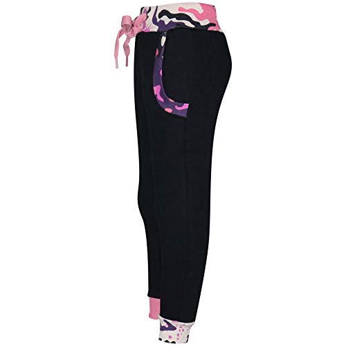 Kids Boys Girls Tracksuit Zipped Camo Fleece Hooded Top & Bottom Jogger 2-13 Yrs #TOP7