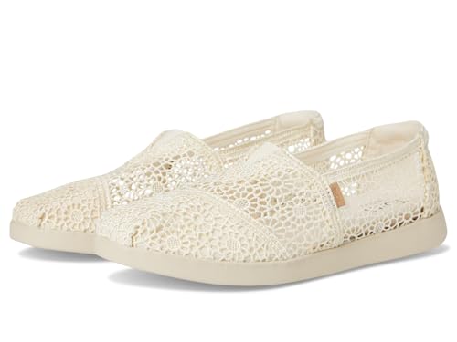 Image of TOMS Women's Alpargata Plus Slip On Espadrille, Textile Upper, Relaxed Fit, CloudBound Insole, Stretchy Easy On and Off