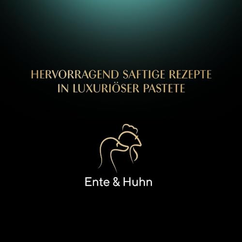 Sheba Classics in Pastete – Katzenfutter als Pasteten mit feinen Stückchen – Ente und Huhn – Getreidefrei – 22 x 85g