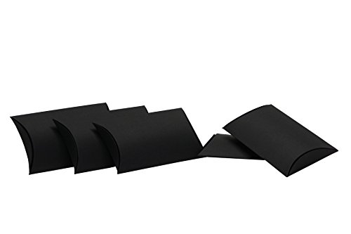Buntbox Kissenschachtel, 5-er Colour Pack, klein, 16 x 11 x 3 cm, schwarz