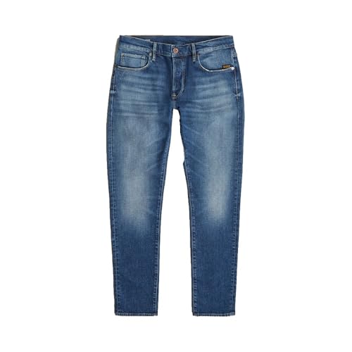 G-STAR Men's 3301 Slim Jeans, Blue, 36W x 36L3
