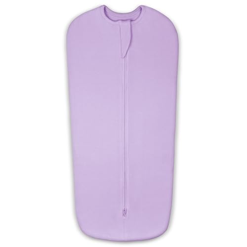 Image of Baby Swaddle Sleep Sack 0-3 Months, 2-Way Zipper Swaddling Wrap, Newborn Swaddle Me Blankets Fit Calms Startle Reflex