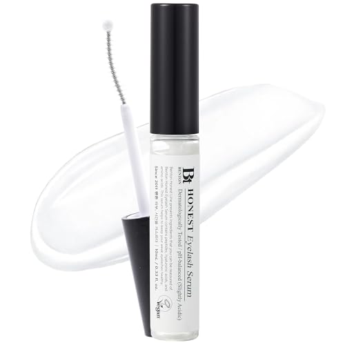 BENTON HONEST Eyelash Serum - Sérum coreano para el cuidado de las pestañas con ácido hialurónico y péptidos | Sérum para el crecimiento de pestañas y cejas (0.33 fl oz)