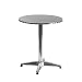 Flash Furniture 23.5'' Round Aluminum Indoor-Outdoor Table with Base