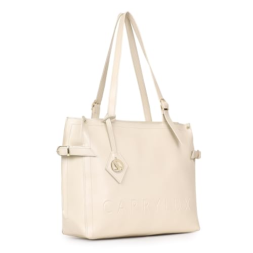 Image of Carrylux Women's Soft PU Tote Bag | Large Single Compartment Shoulder Handbag | Office, College & Casual