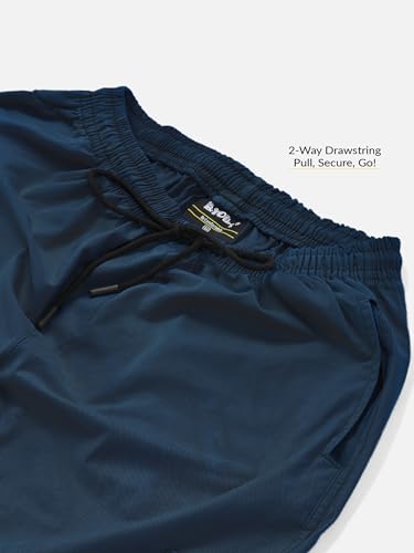 Image of Beyoung Cotton Regular Fit Heavy Gauge Cargo Joggers for Men | Ribbed Hem | Spacious Pockets | Track Pants | Elastic Waistband | Cargo for Men