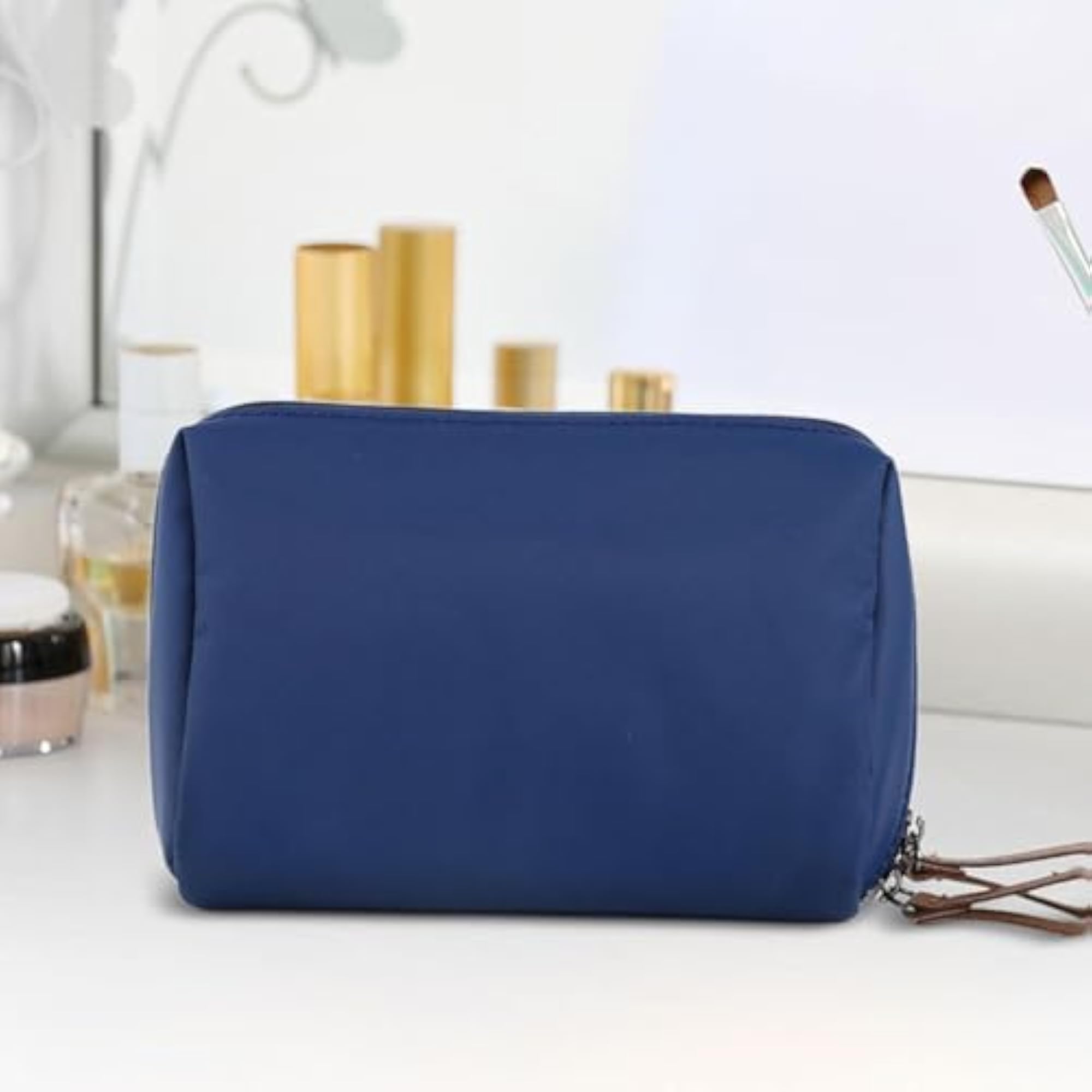 Small Makeup Bag Portable Toiletry Pouch for Bathroom