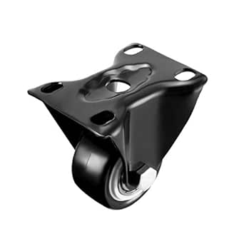Uxcell Swivel Casters 1.5 Inch PU Top Plate Mounted Swivel Caster