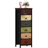 VASICAR Tall Dresser 6 Drawers