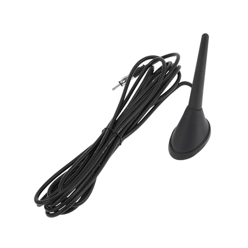 Antena de radio musical para viajes con cable de 5 metros negro HEROFFIX