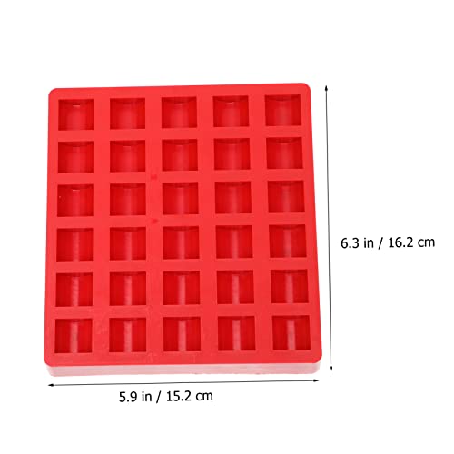 Contenedores Multi-Grid para Monedas x2 en ABS Rojo miniatura 7