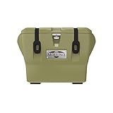 Maluna 22 Quart Desert Tan Hard Cooler | Rotomolded | Insulated Portable Ice Chest Box for Drinks, Beverages, Beach, Camping, Picnic, Hunting, Fishing, Boating | Made in USA