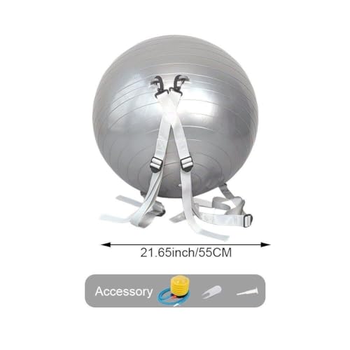 Équipement de danse pilates avec ballon de yoga gonflable et sangle - 8