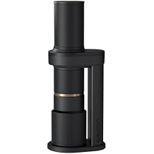 Cocinare Coffee Grinder Electric Wireless 2-in-1 Portable & Removable Countertop Kit, Burr Coffee Grinders, for Drip, Espresso & Cold Brew - Black