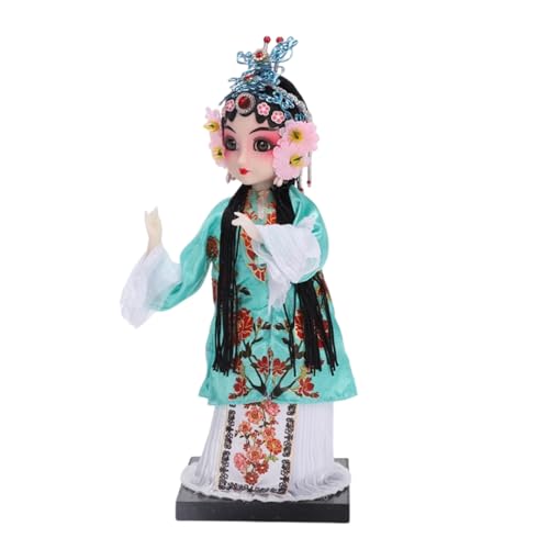 ZBIianxer Artesanía china de ópera de Beijing Muñecas Estatua Estatua Mesa Orament para inauguraciones de casa o fiesta regalo de celebración