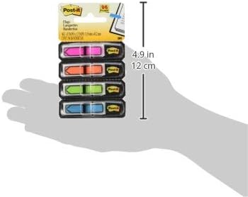 Post-it 684ARR4 Arrow 1/2-Inch Page Flags, Four Assorted Bright Colors, 24/Color, 96-Flags/Pack