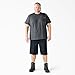 Dickies Men's Short Sleeve Heavyweight Crew Neck Pocket T-Shirt, Charcoal, X-Large