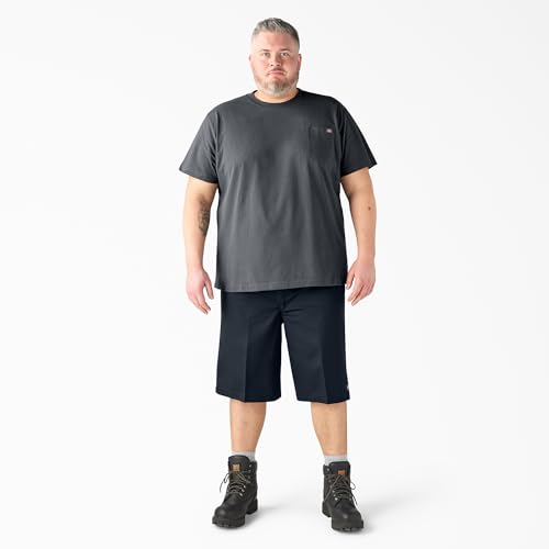 Image of Dickies Men's Heavyweight Heathered Short Sleeve Pocket T-Shirt