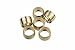 Red Horse Performance 1200-04-0 Brass Replacement Ferrules For -04 1200 Series PTFE Hose Ends -6Pcs/Pkg