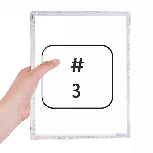 Cahier à spirale rechargeable Clavier Symbol 3 avec pages lignées