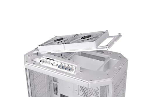 Thermaltake The Tower 600 Mid Tower Chassis | Hidden Connector | White by Thermaltake - Used condition - Image 6