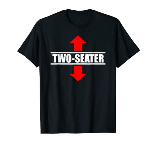 Dos plazas divertido humor adulto Cita Popular Camiseta